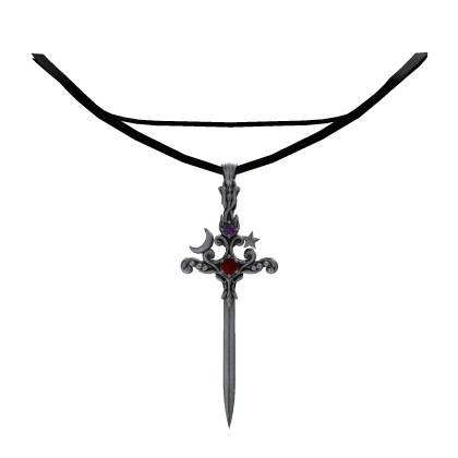 Sword Of The Sun and Moon Necklace