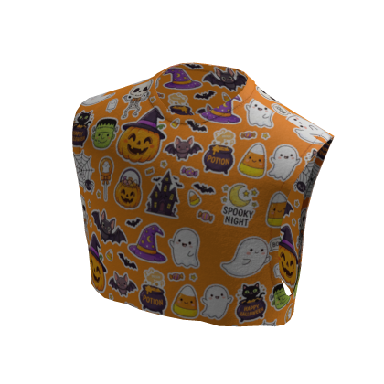 Crop top Orange Halloween