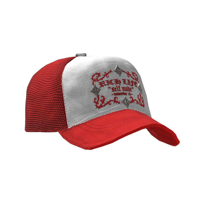 Gorra Barbas Hats Rich Life (Para Atrás)