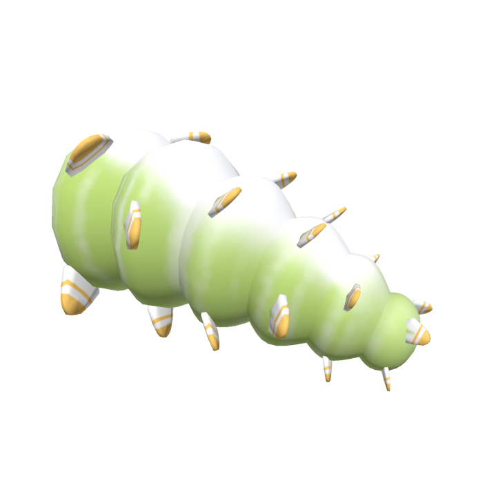 Snail Shell Tail with Spikes