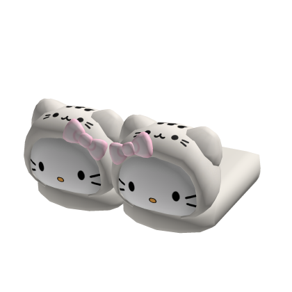 ☆ Cute Pink Kawaii Pusheen Hello Kitty slippers