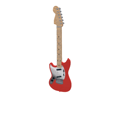Bright Red Fender Mustang