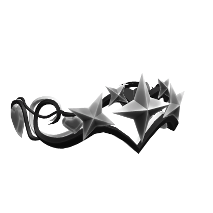 Silver Star Heart Crown Roblox item