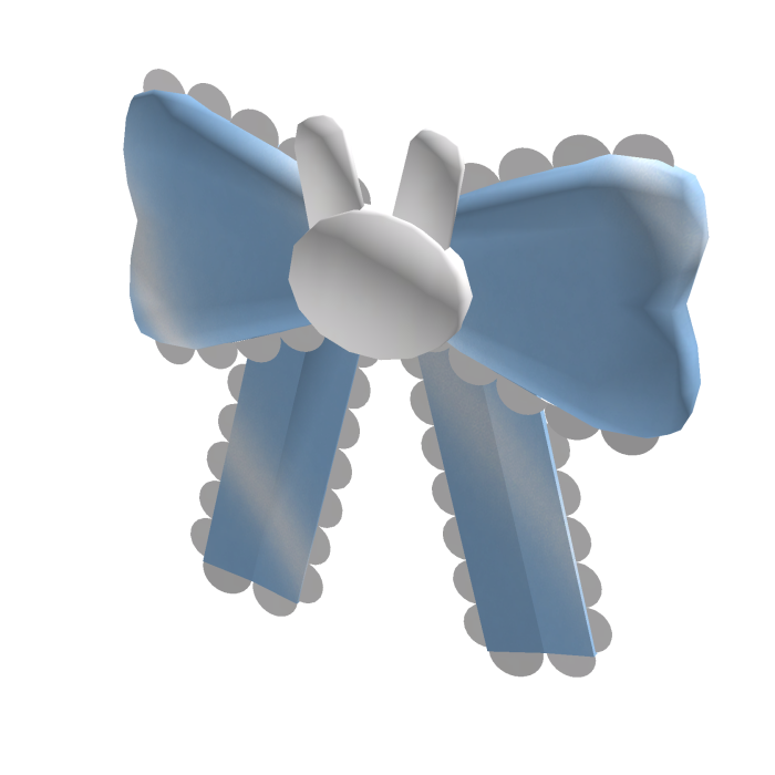 Light Blue Bunny Bow for Korblox