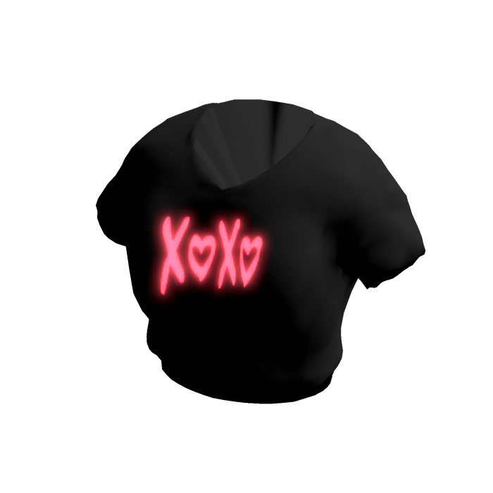 [ Emissive ] XOXO Couple Croptop