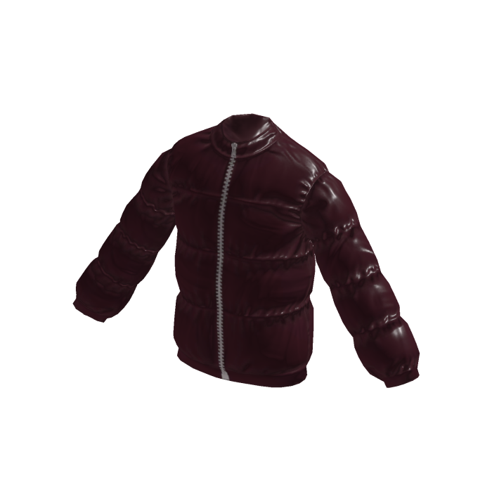 Maroon Puffer Jacket