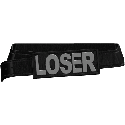LOSER Black And White Belt (3.0)