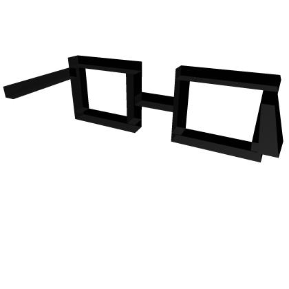 Thin Black Rectangle Glasses
