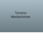 TomatoSmashPotatoes