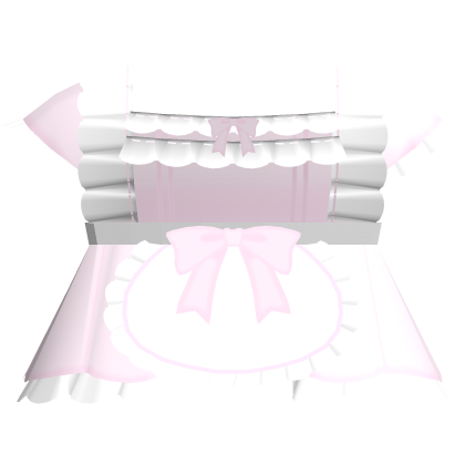 pastel pink kawaii neko maid dress