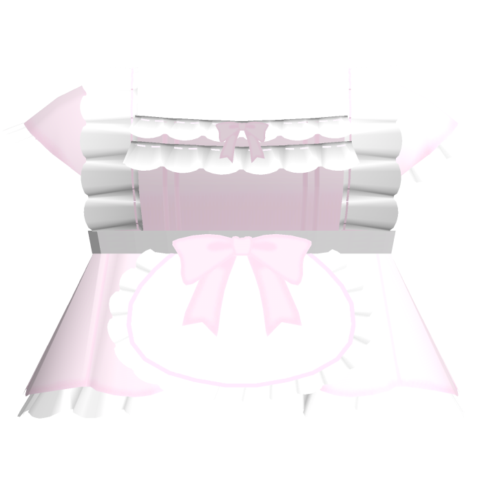 pastel pink kawaii neko maid dress