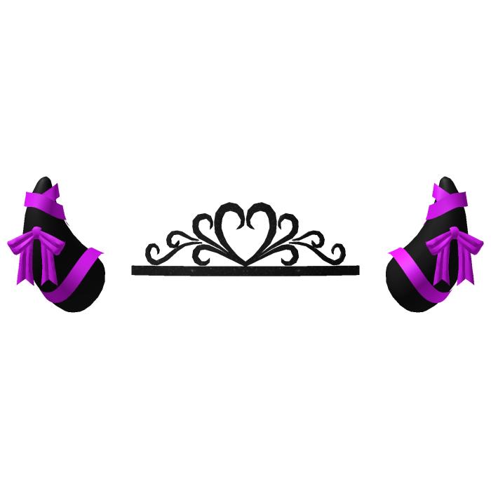 Princess Devil Imp Horns - Black Purple Witch