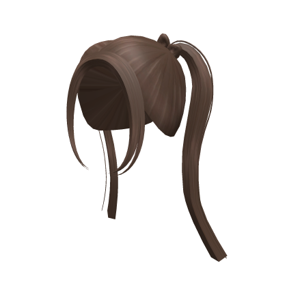 Sweet Twin Tails in Brown Anime Girl w Bows Roblox item