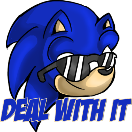 Deal With It - Sonic  Roblox decal