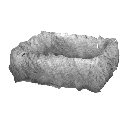 [R6] Left White Fur Cuff