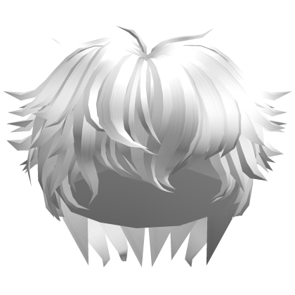 Cheap Messy Hair (White) Roblox item