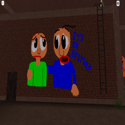 TBFT Baldi and Ronnie Roblox Spray paint game Roblox decal