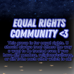 Equal rights community <3