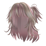 Blonde and Pink Candy Hair