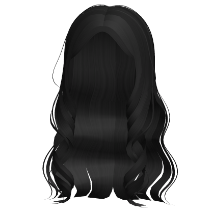 Black Curly Preppy Hair Roblox item