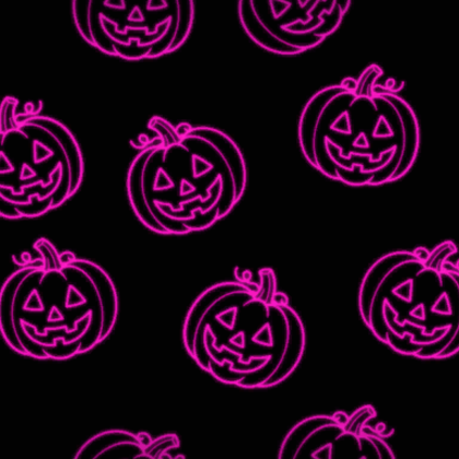 Pink Glowing Pumpkins