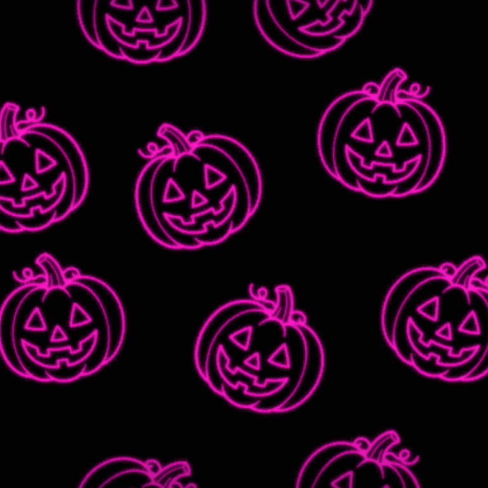 Pink Glowing Pumpkins
