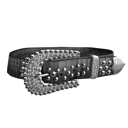 Y2k Rhinestone Mcbling Scene Black Belt 0.3 | Roblox Item - Rolimon's