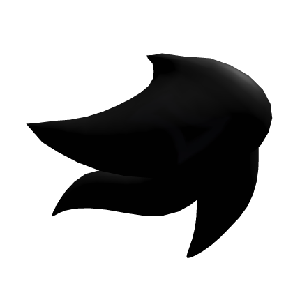 Hair tuft extension || Black Roblox item