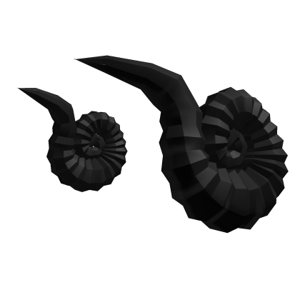 Black Anime Horns  Roblox item