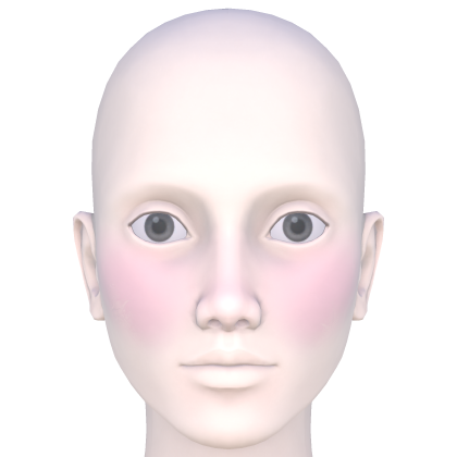 Cute girl Light Blush KAWAI Roblox catalog item