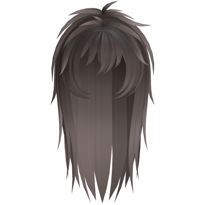 emo vkei moe scene messy hair brown fade