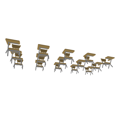 Group of desks