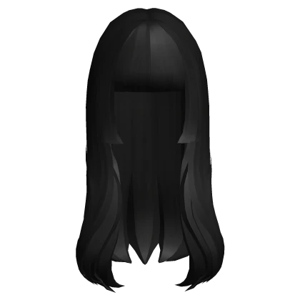 Roblox hair preview for Black Hime Cut