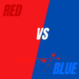 Red and Blue fight!