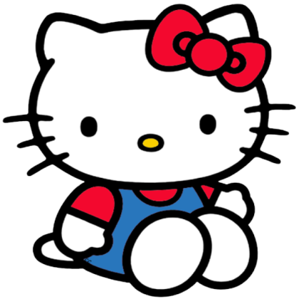 Hello kitty loud sitting Roblox decal