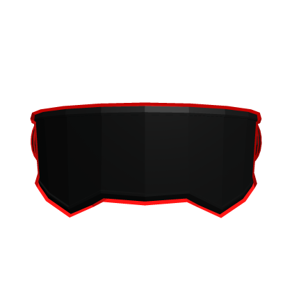 Futuristic Red Neon Visor Roblox item