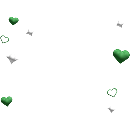 Cute Christmas Heart Sparkle Aura Confetti