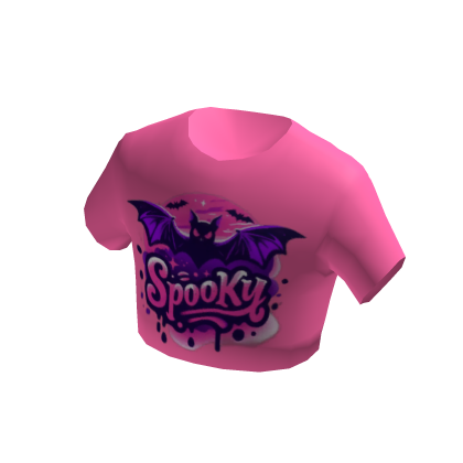 🦇 Spooky Bat Crop Top