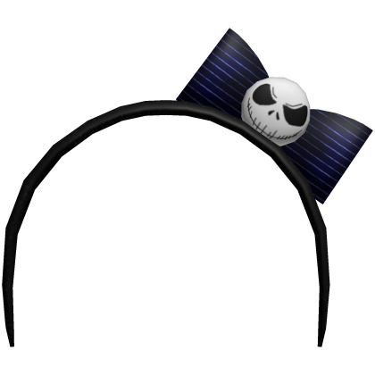 jack skellington headband in blue (҂ ‸ ๑ )" Roblox item