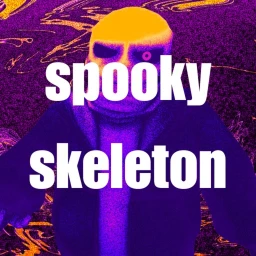 spooky skeleton icon