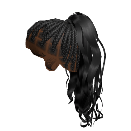Ponytail Boho Braids [Black] Roblox item