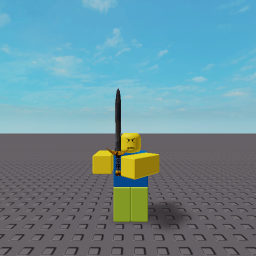 Basic Fighting In A Baseplate With A Sword Game