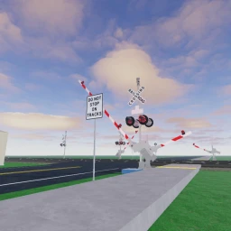 Moving Amtrak Train Railroad Crossings icon