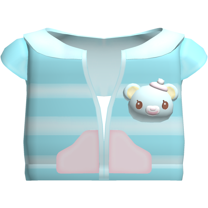 Cute mezzo piano blue berie-chan jacket shirt ♡