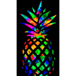 the neon pineapples