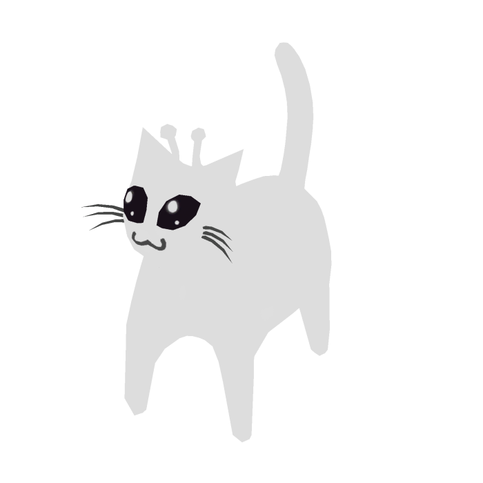 White Alien Cat Suit