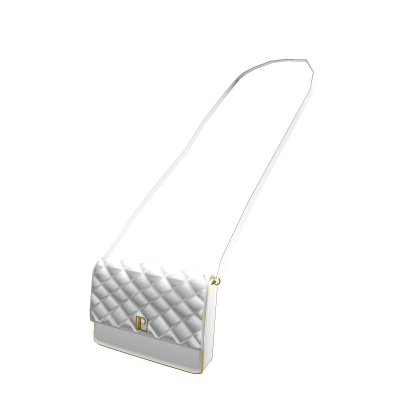 White Luxury Diamond Pattern Purse (3.0)