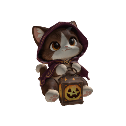 Halloween Lantern Kitty Shoulder Pet