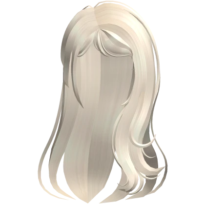 ♡ wispy idol side swept hair in blonde Roblox item thumbnail