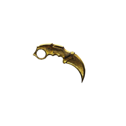 Gold Karambit